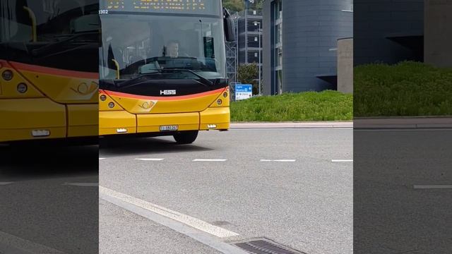 Hess автобус в Швейцарии🇨🇭#транспорт #транспорт_швейцарии #bus смотреть онлайн