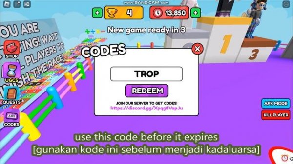 *NEW CODES* [FREE UGC] Math Block Race ROBLOX | LIMITED CODES TIME | February 1, 2024