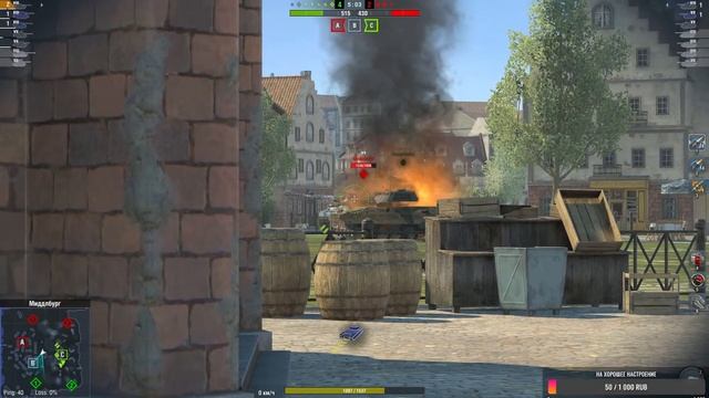 Tanks Blitz || Фарм тонны серебра || Стреляем в круг смотреть онлайн