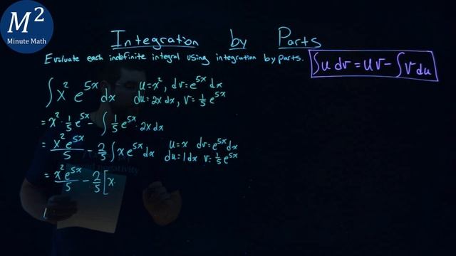 Integration by Parts | Integrate x^2*e^(5x) dx by Parts смотреть онлайн
