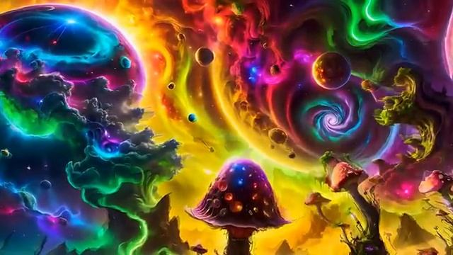 Psychedelic Trance - Space Visualization -Hallucinations mix 2025 смотреть онлайн