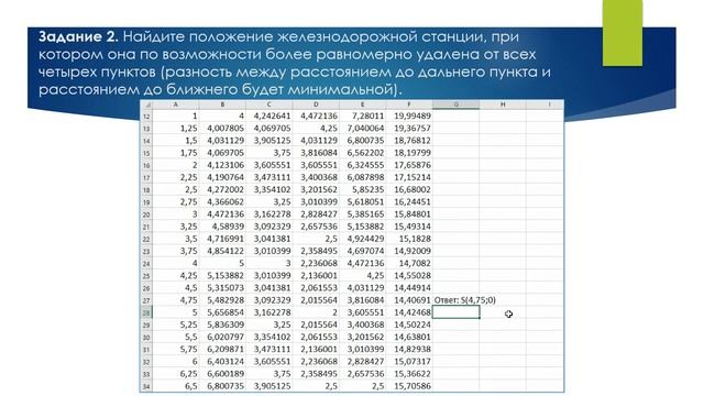 Моделирование положения железнодорожной станции смотреть онлайн