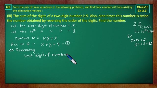 Class-10 Ex-3.3 Q2 (iii) Linear Equation | New NCERT Math Book | Chapter3 CBSE | Green Board Classe смотреть онлайн