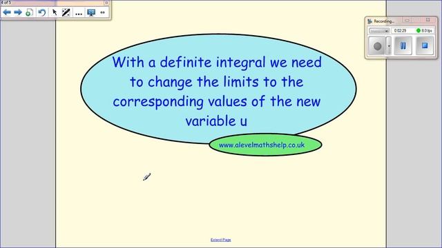 C4 Integration by substitution - Integration - A2 - alevelmathshelp смотреть онлайн