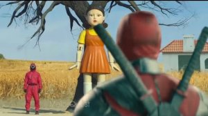 Дэдпул в Игре кальмара. Deadpool in Squad Game