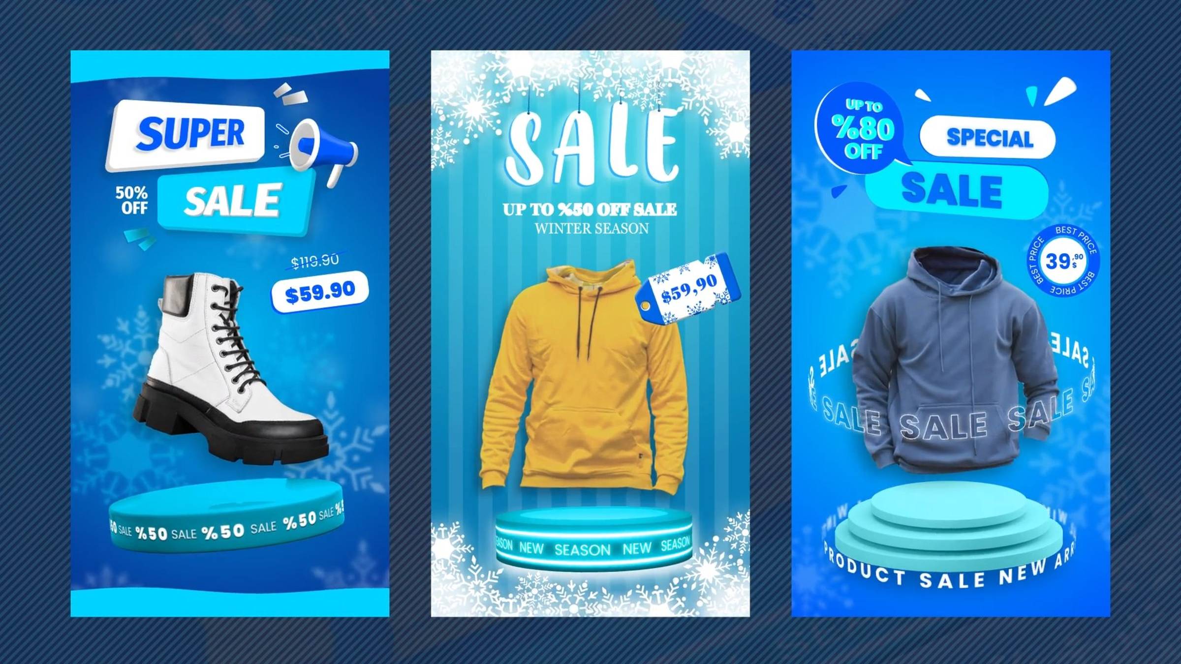 Распродажа - сборник потеров. Риллсы (Reels), Cториc (Stories) на заказ. Пример