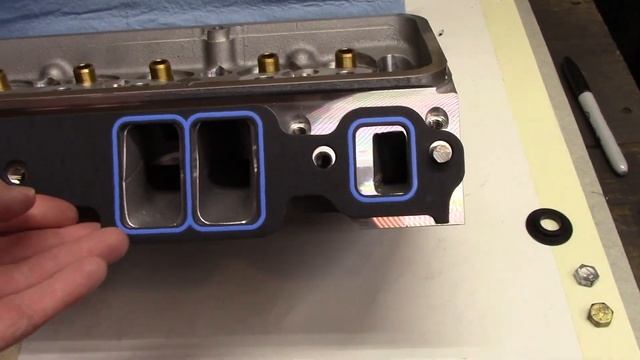 ebay BLEM Blueprint Engines H8002K SBC Aluminum Cylinder Heads Inspection смотреть онлайн