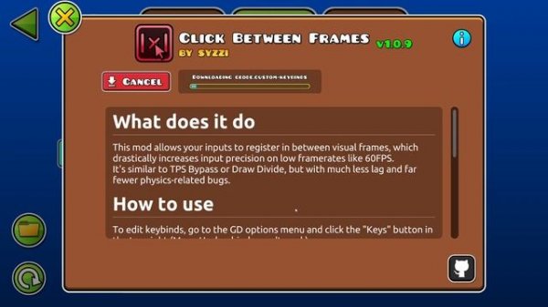 Geometry Dash - Trying the Click Between Frames Mod