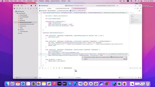 Пишем читалку. Используем паттерн Delegate для передачи данных между UIViewContoller. смотреть онлайн