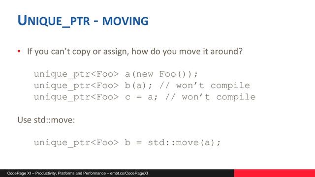 Smart Pointers in C++: What, Why, and How with David Millington - CodeRage XI смотреть онлайн