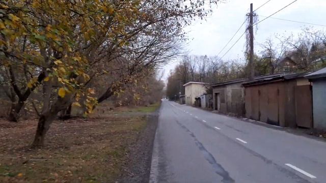 Москва 3269 улица Арсюкова, остатки ж/д линии в Северном осень день