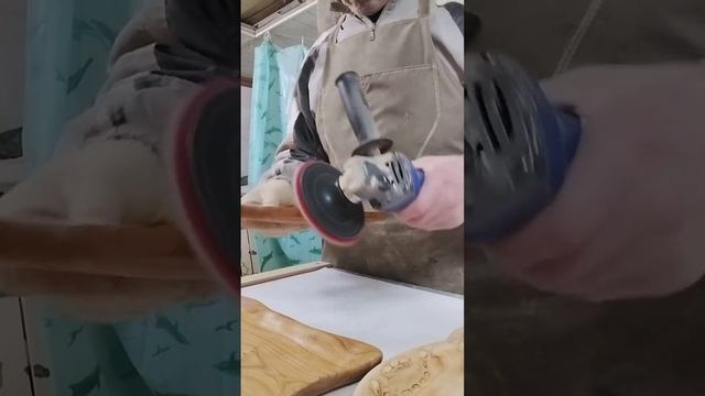 Полировка блюд из черешни. смотреть онлайн