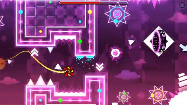 El nivel de geometry dash Hazy hazard 100% insane смотреть онлайн