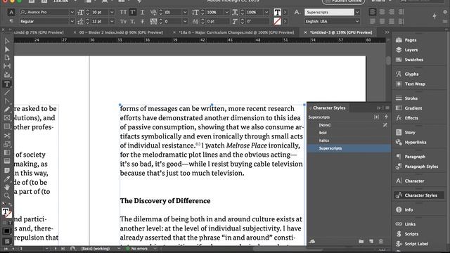 Use GREP to change endnote markers to superscript смотреть онлайн