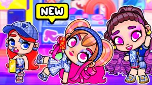 ЧЕЛЛЕНДЖ-СЮРПРИЗ 24 часа в СИНЕМ. СМЕШНОЙ ПАПА Аватар ворлд 😂