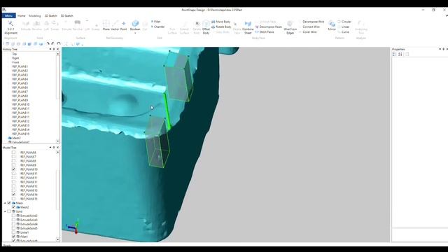 Reverse Engineering of Box in PointShape Design смотреть онлайн