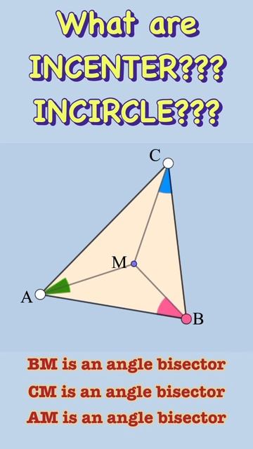 What are Incenter, and Incircle??? смотреть онлайн