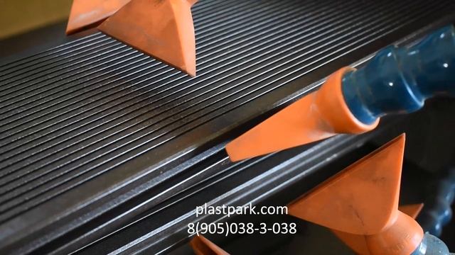 Производство террасной доски. Пластпарк. смотреть онлайн