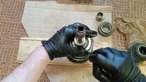 Сборка вторичного вала лада веста , гранта тросиковая коробка передач ваз