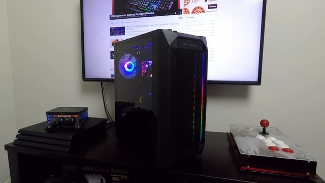 COUGAR MX410 Mesh-G RGB & Helor 240 AIO Lighting Control
