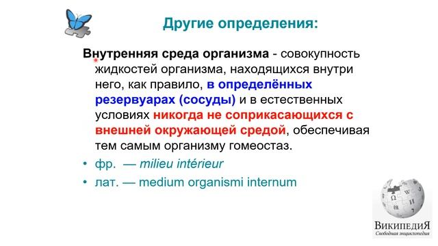 10.1.1. Внутренняя среда. Лекция Стоматологам 2406081200 смотреть онлайн