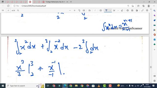 Integral of (x-1/x)^2dx having limit 2 to 3 ||Integral of (x-1/x)^2dx ||Definite integral смотреть онлайн