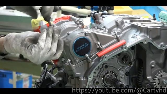 Kawasaki Ninja H2R | Production Line