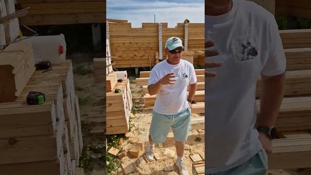 Ещё один способ уменьшить растрескивания бруса. смотреть онлайн