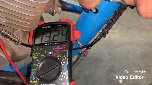 How to test CDI and magneto on a motorized bike смотреть онлайн