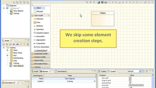 [Modelio] Tips - Create a UML diagram смотреть онлайн