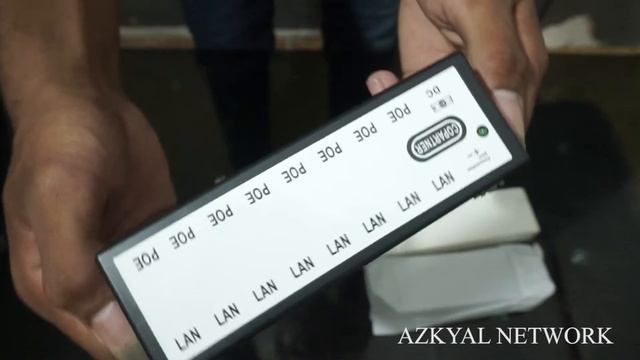 UNBOXING POE INJECTOR 8 PORT смотреть онлайн