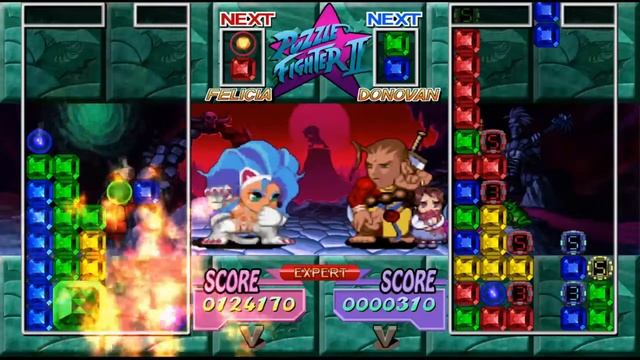 Super Puzzle Fighter II Turbo - No Continue Expert Difficulty Playthrough w/Felicia смотреть онлайн