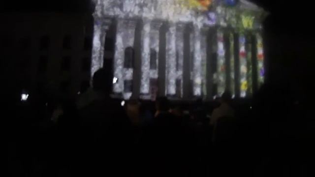 На центральной площади Краматорска в День города показали лазерное 3D-шоу. Краматорск 23.09.17г смотреть онлайн