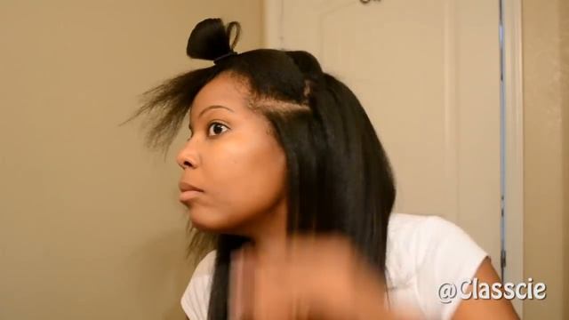 How To: Straighten and Silk Wrap Natural Hair смотреть онлайн