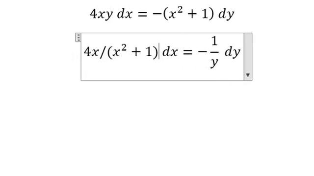 Calculus Help: Separable Differential Equations - 4xy dx+(x^2+1) dy=0 - Techniques - SOLVED!!! смотреть онлайн
