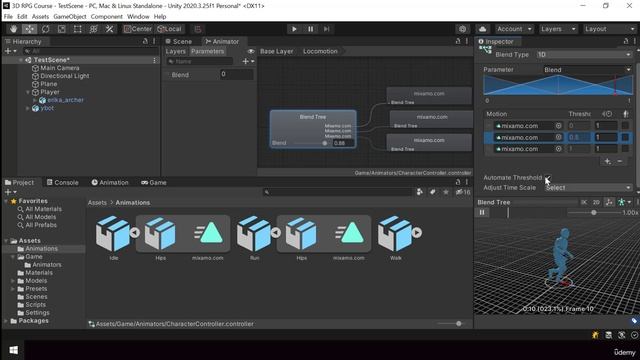 2.7 Adding Animations to Character смотреть онлайн