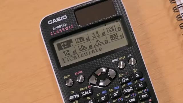 Статистические расчёты на Classwiz смотреть онлайн