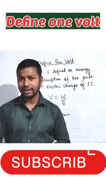 Define one volt || class 10 || voltage || electricity 📚✏💡📗👍#shorts #short #youtubeshorts #shortvide смотреть онлайн