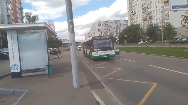 Бело - зелёный! ЛиАЗ 5292.22 - 01 Учебный колонный номер 192501 регистрационный номер О836ХТ197. смотреть онлайн