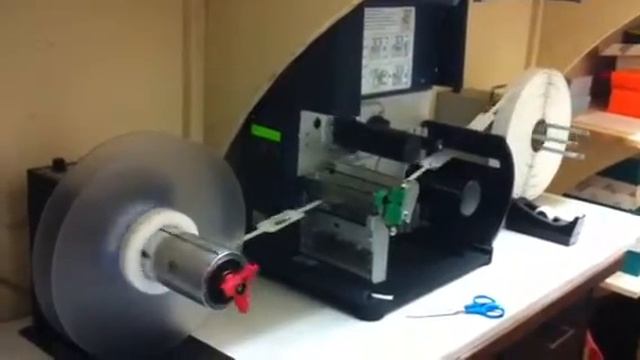 Sev-Rend Wineglass Tags Running on a Thermal Printer смотреть онлайн