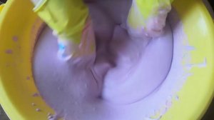 Паста чистящая. Выжимание, полоскание губок. АСМР