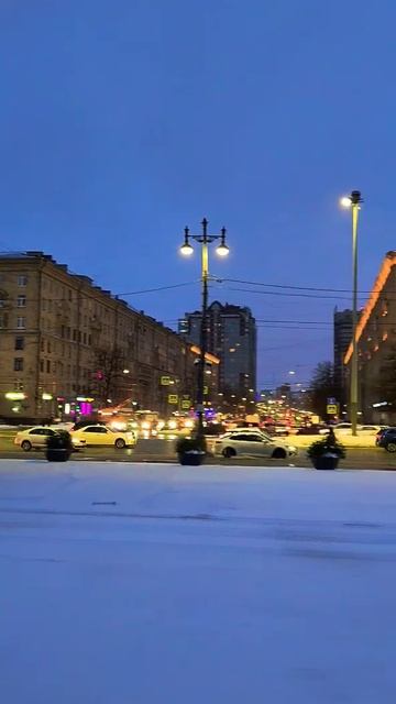 СПб , Московская площадь , Ленинский проспект , Московский проспект #спб #зима #московскийрайон смотреть онлайн