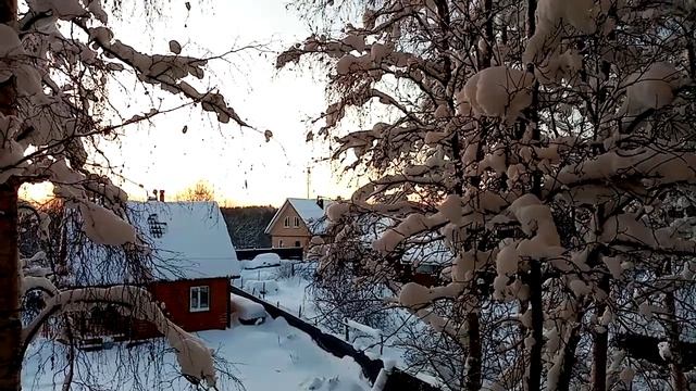Восход солнца. Кемь. Карелия. Sunrise. By Kem. Karelia. смотреть онлайн