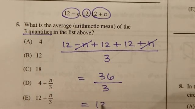 SAT Math Practice Test Section 2 #4 to 6 смотреть онлайн