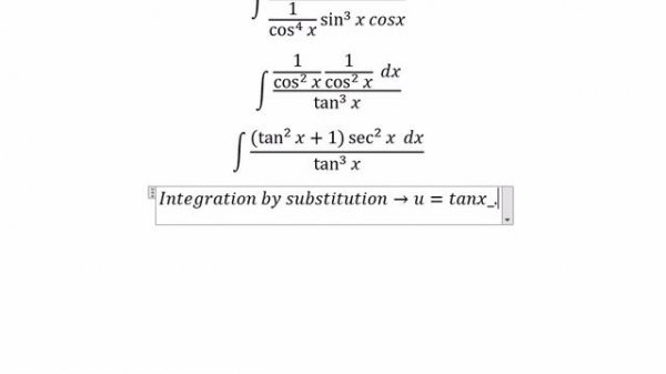 Calculus Help: Integral of dx/(sin^3x cosx) - csc^3 x secx dx - Integration by substitution