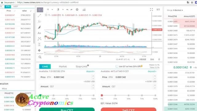 Биржа CoinEx. Приобретение токена CET. Пассивный доход и ТРЕЙД ДРИВИНГ МАЙНИНГ