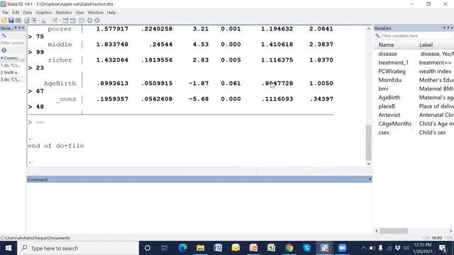 STATA: Adjusted excess risk or risk difference using logistic regression смотреть онлайн