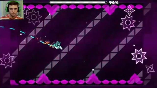 Реакция @TitanChannel  на прохождение сложных демонов в Geometry Dash