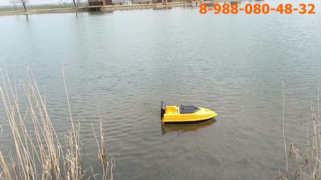 piXel Boat miniCarrier. Бюджетный прикормочный кораблик для рыбалки. смотреть онлайн