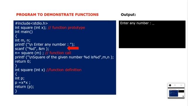 C LANGUAGE PART 12 - USER DEFINED FUNCTION смотреть онлайн
